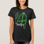 One Lucky Teacher St Patricku2019s Dag 2 T-shirt (Voorkant)
