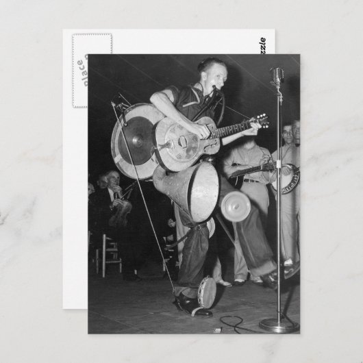 One Man Band, 1938 Briefkaart (Voorkant / Achterkant)
