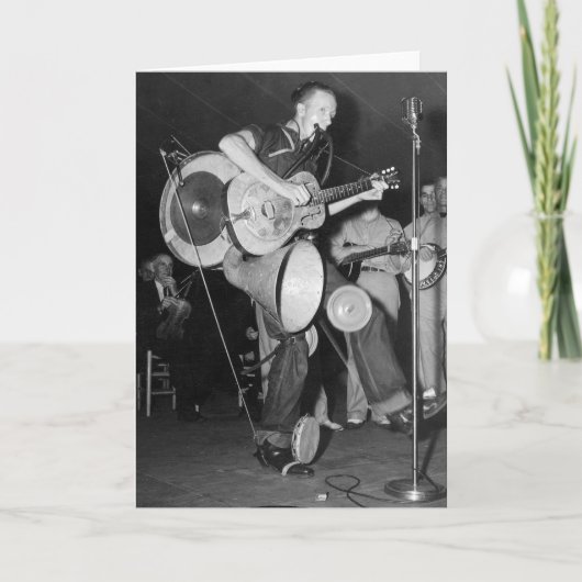 One Man Band, 1938 Kaart (Voorkant)