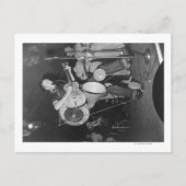 One-man band op Mountain Music Festival Briefkaart (Voorkant)