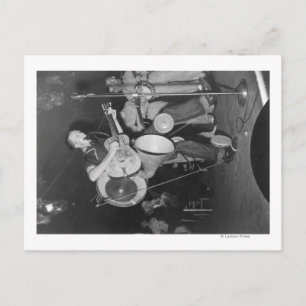 One-man band op Mountain Music Festival Briefkaart