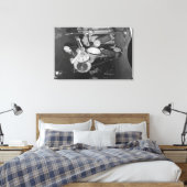 One-man band op Mountain Music Festival Canvas Afdruk (Insitu (Slaapkamer))