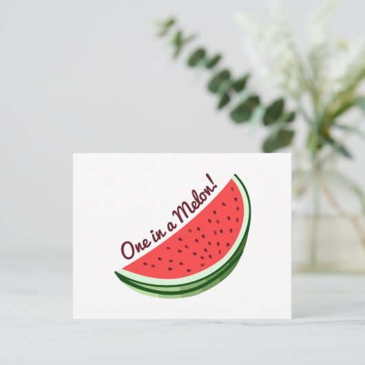 One Melon Briefkaart (Staand voorkant)