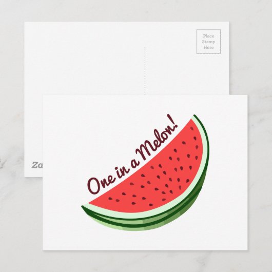 One Melon Briefkaart (Voorkant / Achterkant)
