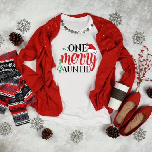 One Merry Auntie Kerstmis T-shirt