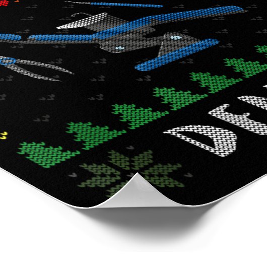 One Merry Dentist Dental Doctor Ugly Christmas Swe Poster (Hoek)