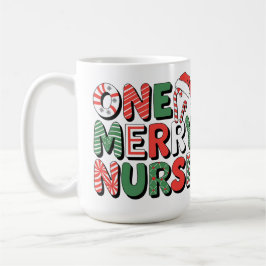 One Merry Nurse Kerstmis Koffiemok