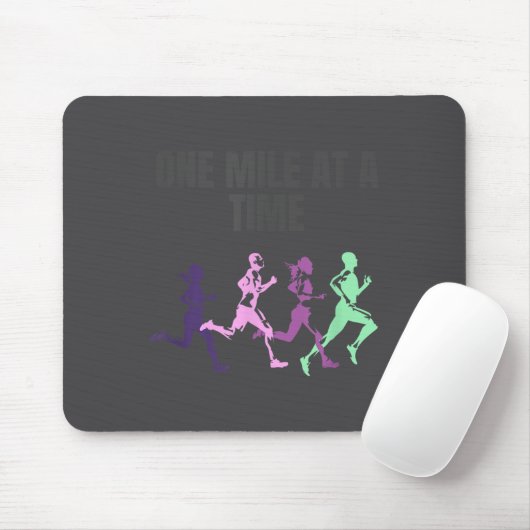 One Mile At A Time Motivation  Muismat (Met muis)