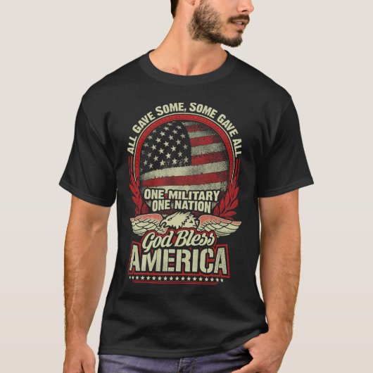 ONE MILITARY ONE NATION T-SHIRT (Voorkant)