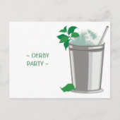 ONE MINT JULEP DERBY PARTY UITNODIGING (Voorkant)