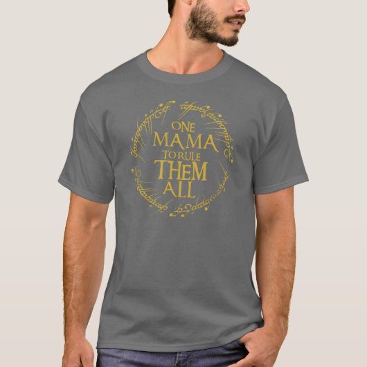 One Momo Rulehem All Mama Christmas boy funny T-shirt (Voorkant)