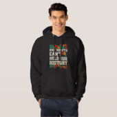 One Month Can't Hold Our History African Black His Hoodie (Voorkant volledig)