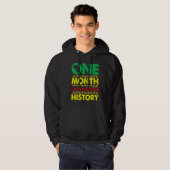 One Month Can't Hold Our History African Black His Hoodie (Voorkant volledig)