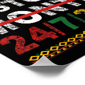 One Month Can't Hold Our History Black History Mon Poster (Hoek)