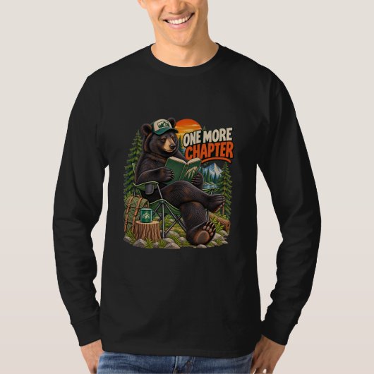One More Chapter Bear Reading Long Sleeve Shirt (Voorkant)