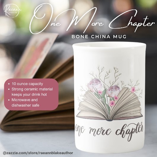 One More Chapter Bone China Mok