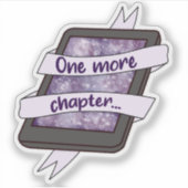 One More Chapter Galaxy Kindle Sticker (Voorkant)