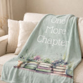 One More Chapter Personalized Cozy Reading Fleece Deken