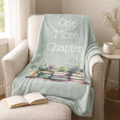 One More Chapter Personalized Cozy Reading Fleece Deken