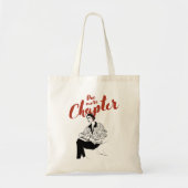 One More Chapter Red Script l Book Lovers & Reader Tote Bag (Voorkant)