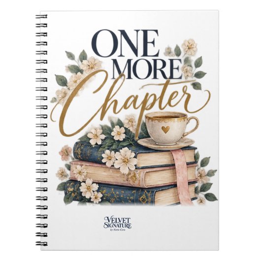 One More Chapter Spiral Notebook Notitieboek (Voorkant)