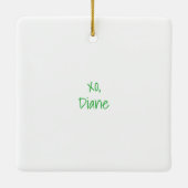 One More Game Mahjong Tiles Grandmillennial  Keramisch Ornament (Achterkant)