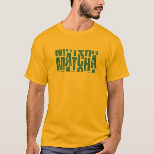 "One More Matcha" T-Shirt – Esthetische Matcha-lie (Voorkant)