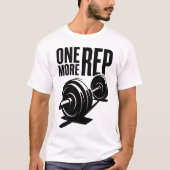 One More Rep Weightlifting T-Shirt - Gedecoreerd S (Voorkant)