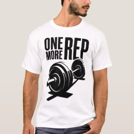 One More Rep Weightlifting T-Shirt - Gedecoreerd S