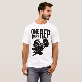 One More Rep Weightlifting T-Shirt - Gedecoreerd S