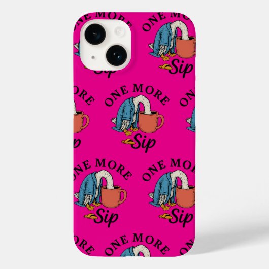 One More Sip Case-Mate iPhone Case (Achterkant)