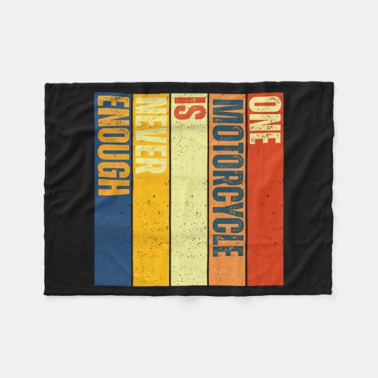 One Motorcycle Is Never Enough Fleece Deken (Voorkant (Horizontaal))