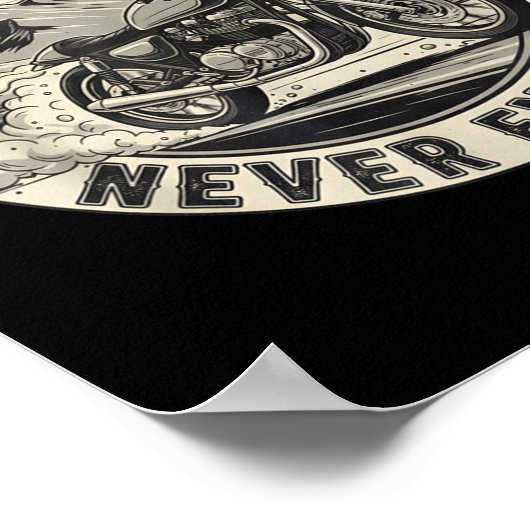 One Motorcycle Is Never Enough Funny Bikers Riders Poster (Hoek)