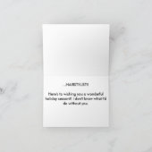 One-n-only kapper vakantie Kaart (Binnen)