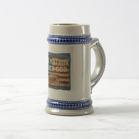 One Nation - Beer Stein Bierpul (Voorkant rechts)