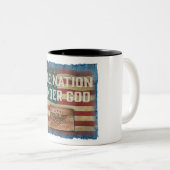 One Nation - Coffee Mug Tweekleurige Koffiemok (Voorkant rechts)