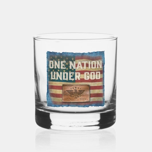 One Nation - Rocks Glass Whisky Glas (Voorkant)