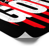 One Nation Under God American Flag Christian Jesus Poster (Hoek)