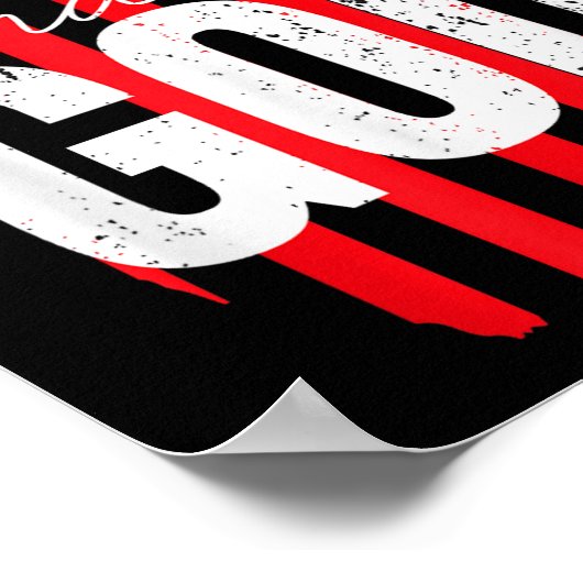 One Nation Under God American Flag Christian Jesus Poster (Hoek)