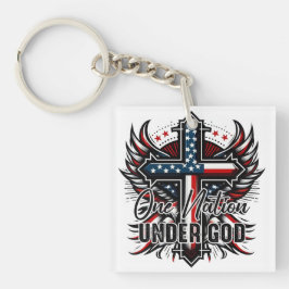 One Nation Under God  Sleutelhanger