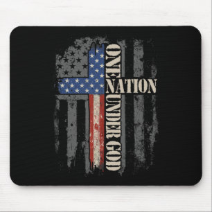 One Nation Under God Vlag 4 juli Patriottisch Ch Muismat