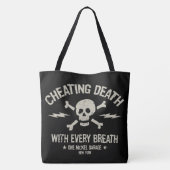 One Nickel Garage / Cheating Death Beach Bag Tote Bag (Achterkant)