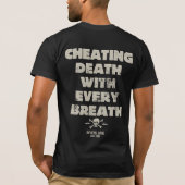 One Nickel Garage Cheating Death T-shirt / Tekst (Achterkant)