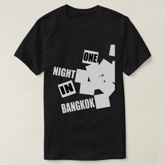 One Night in Bangkok Essential T-Shirt (Design voorkant)