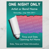 One Night Only Music Flyer (Voorkant)