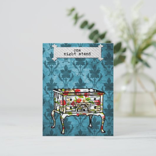 "One Night Standaar"-kaart Briefkaart (Staand voorkant)