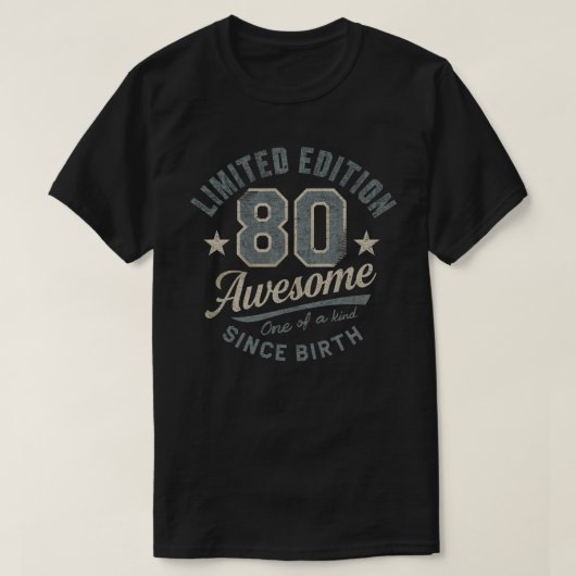 One of a Kind 80e  grafisch T-shirt (Design voorkant)