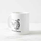 One-of-a-Kind-a-Saurus Mug | Roarsome Art Koffiemok (Voorkant links)