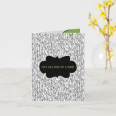 One of A Kind Kaart (Gele Bloem)