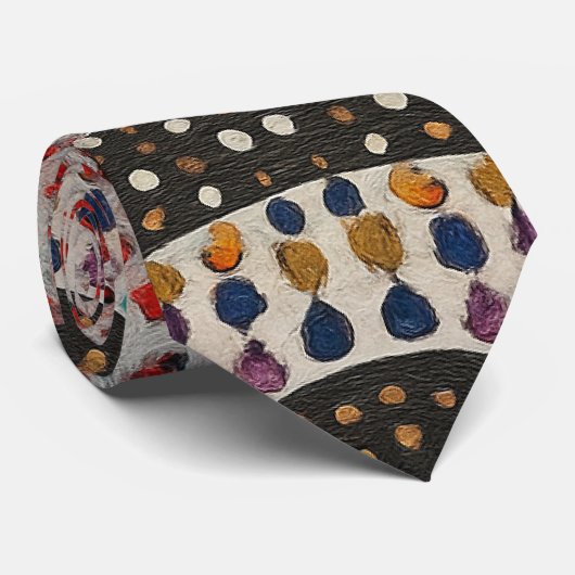 One-of-a-Kind Kaleidoscope Elegance Tie Stropdas (Opgerold)